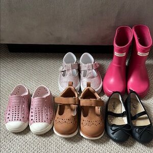 Size 6 lot of girls shoes